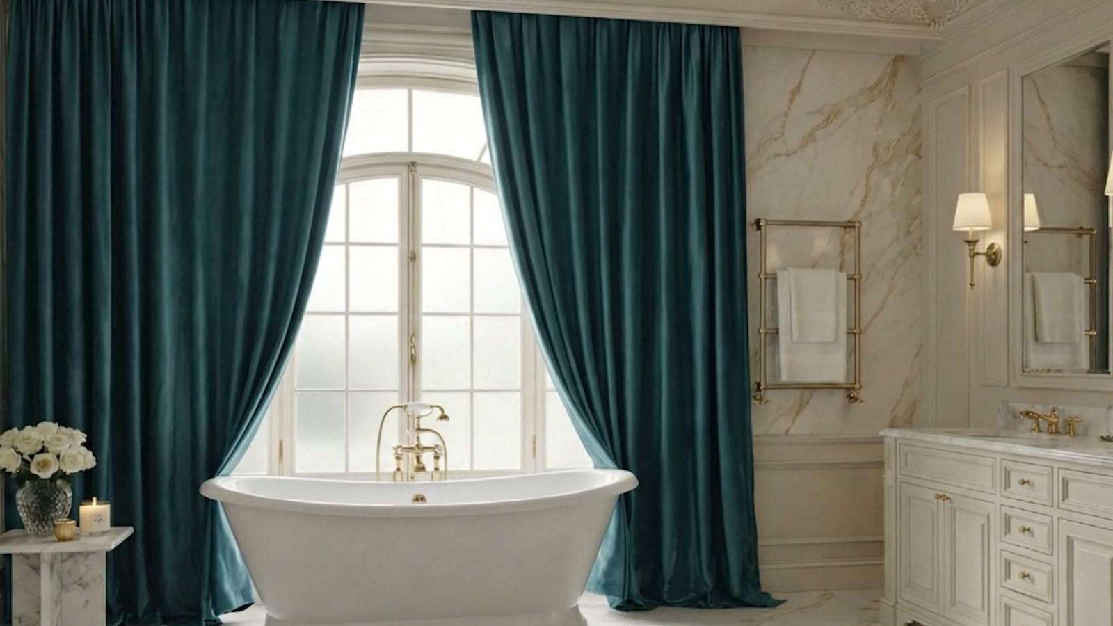 Sala da bagno, allestimento &Eacute;meraude Silence