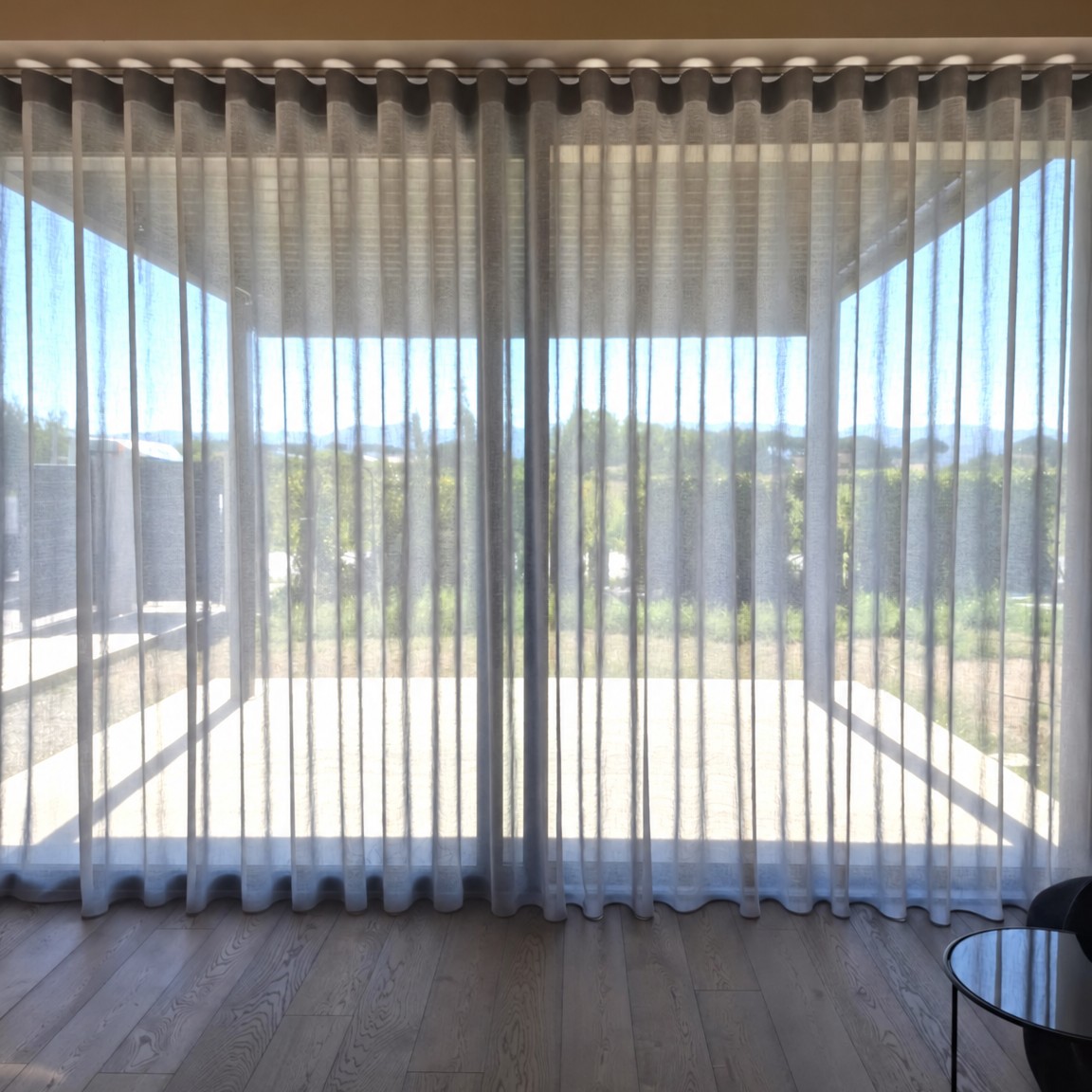 Living, allestimento Linen Wave